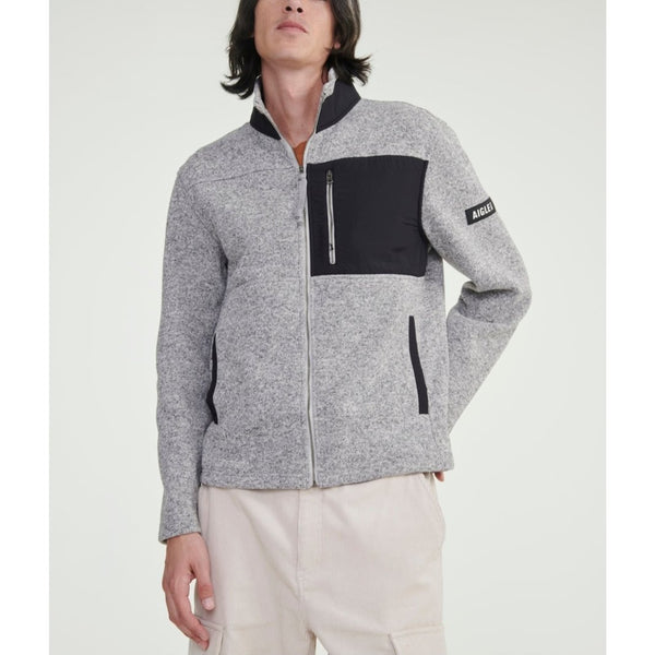 Polaire Zip Intégral - Heather Grey Cb - Homme