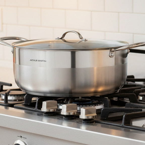 Cazuela 28cm Con Tapa - Acero Inoxidable - Inox