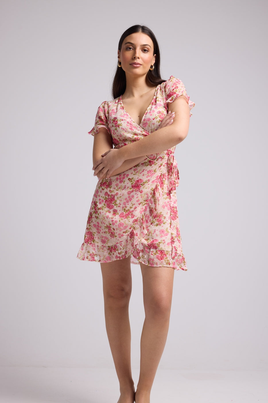 Robe Courte - Amandine - Rose