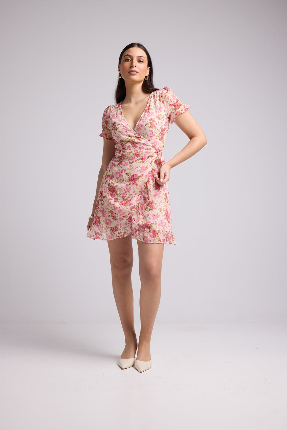 Robe Courte - Amandine - Rose