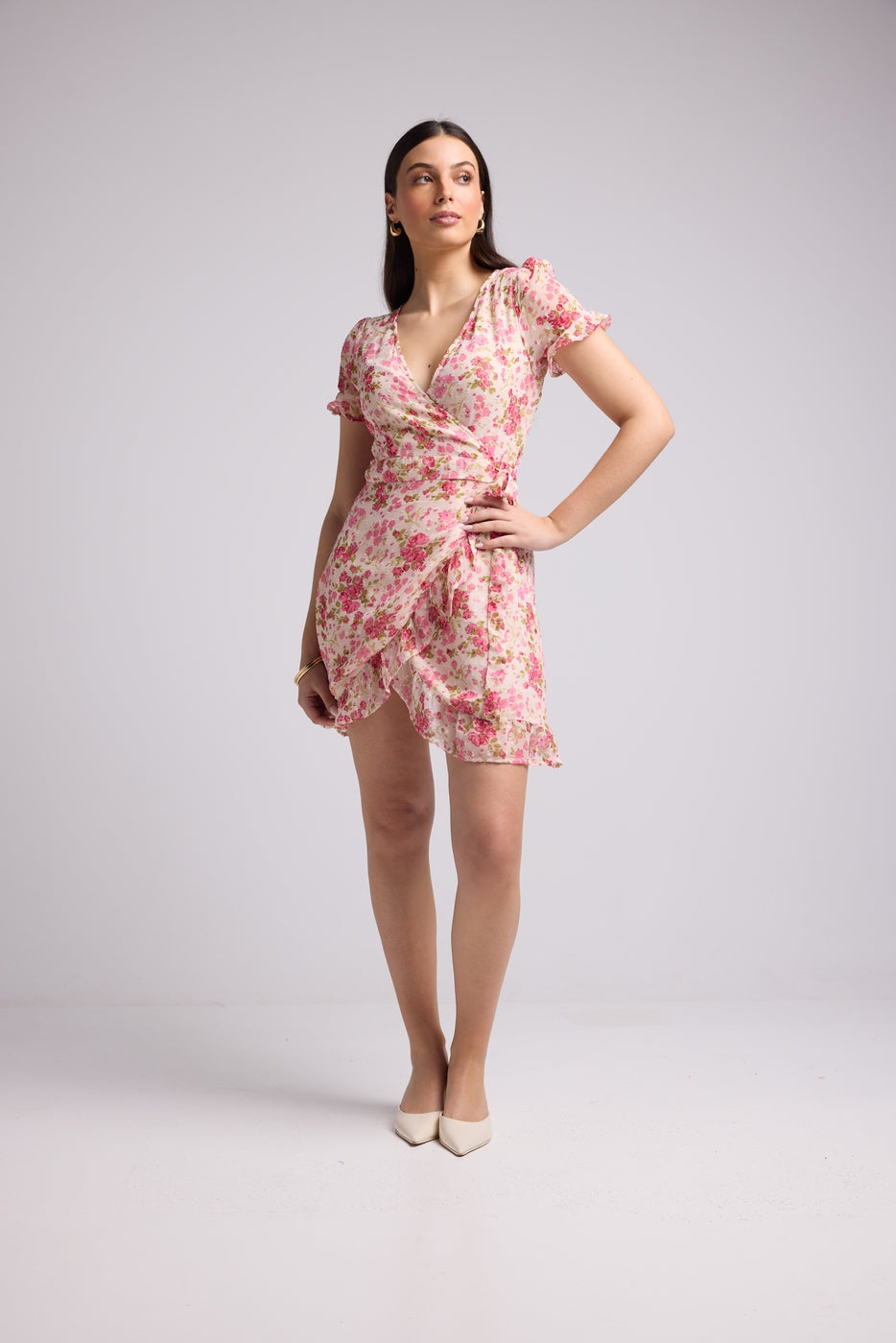 Robe Courte - Amandine - Rose