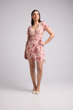 Robe Courte - Amandine - Rose