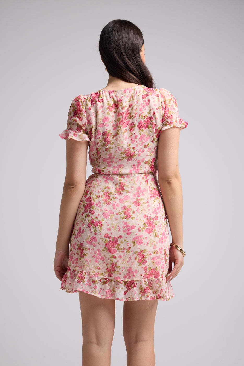 Robe Courte - Amandine - Rose