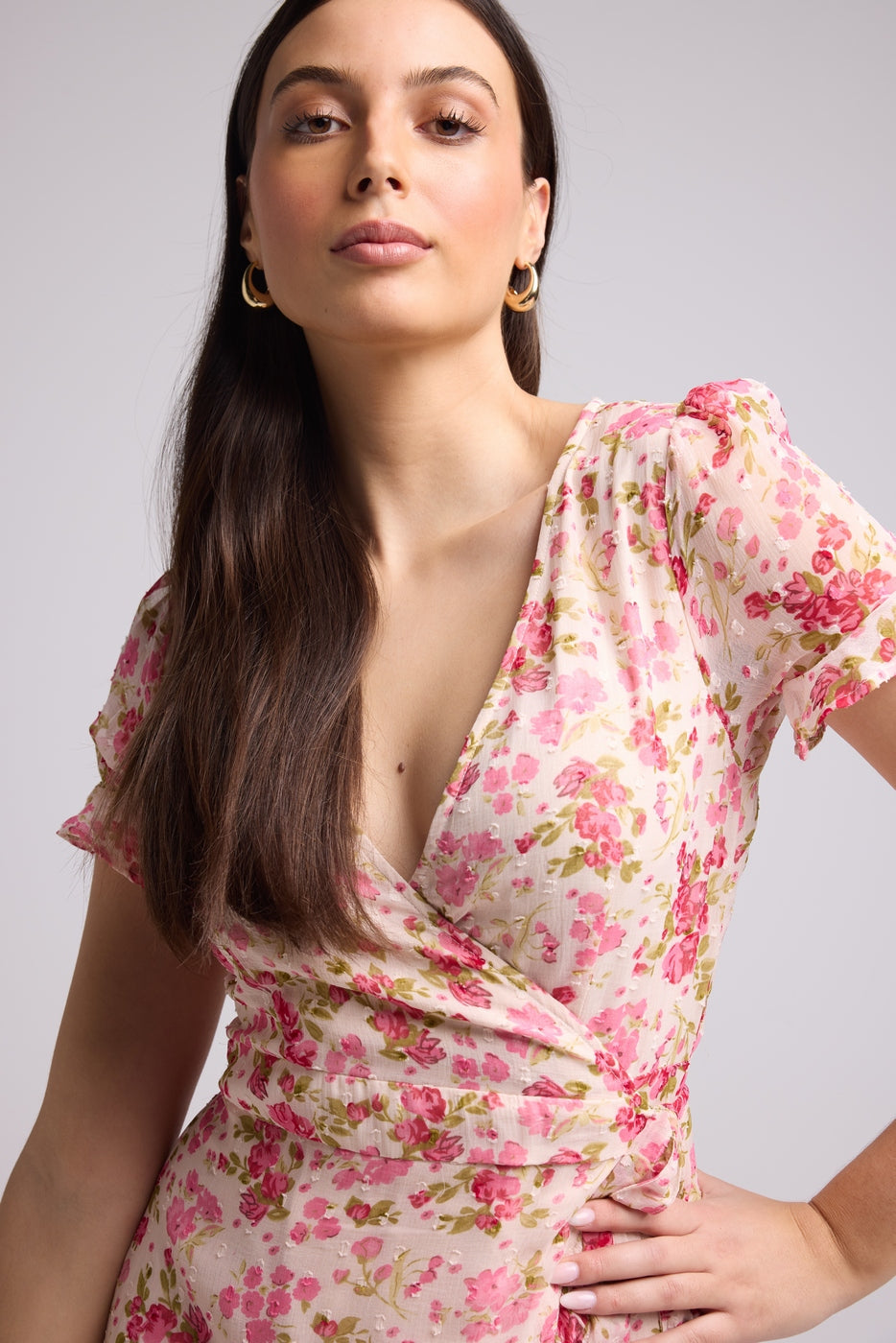 Robe Courte - Amandine - Rose