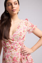 Robe Courte - Amandine - Rose