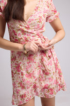 Robe Courte - Amandine - Rose