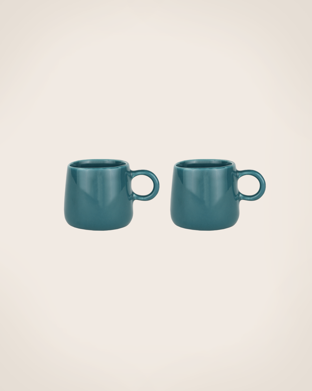 Amarelo - Lot De 2 Tasses - Terre Cuite