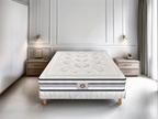 Chambourcy - Mattress + Box Spring Set - White/Black