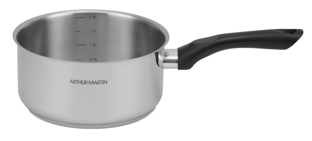 Casserole 18cm - Acier Inoxydable - Intérieur Satiné - Graduation - Inox