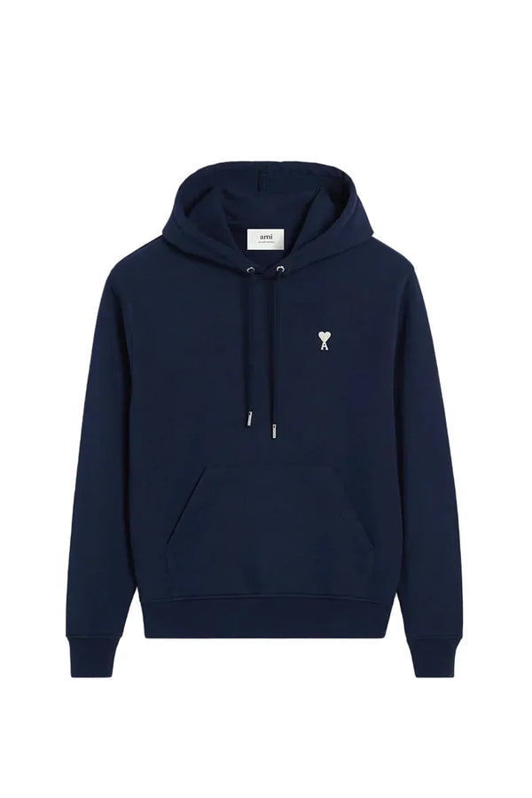 Ami Paris - Ami De Coeur Hoodie – Blue White