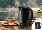 Bouilloire - 2200W - 1,7L - Élément Chauffant Inox - Noir