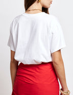 Vit t-shirt Cherry Cake