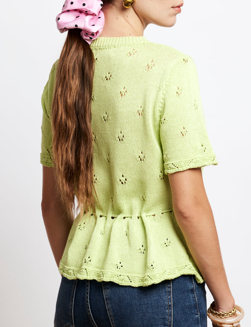 Anijsgroen Vest Nika