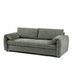 Angea - Lige Sovesofa 3 Personer - Grøn