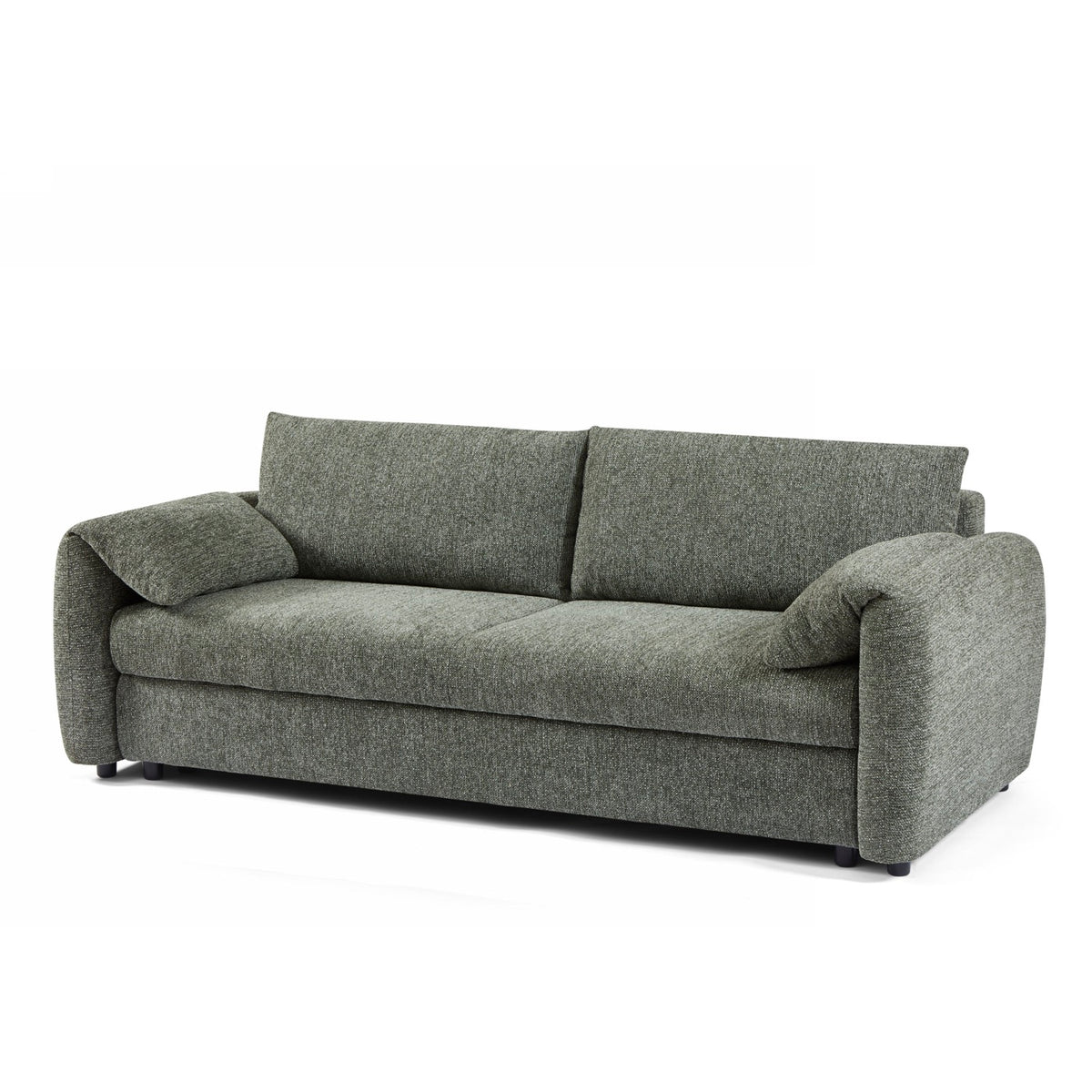 Angea - Lige Sovesofa 3 Personer - Grøn