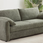 Angea - Lige Sovesofa 3 Personer - Grøn