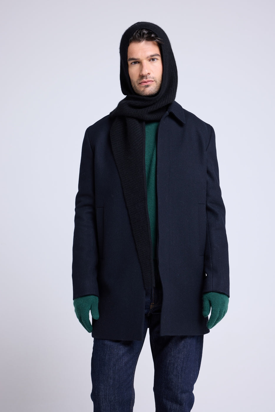 Cappuccio-sciarpa unisex Angel - Nero - Unisex