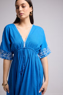 Robe Longue - Angy - Bleu