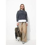 Wide Dyed Washed Jeans - Plain Light Jeans