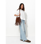 Women's Plain Flared T-shirt - Natural Plain Light