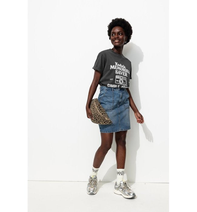 Camiseta unisex con licencia Kodak - Gris estampado