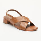 Apolina - Sandales A Talon Lorel - Marron