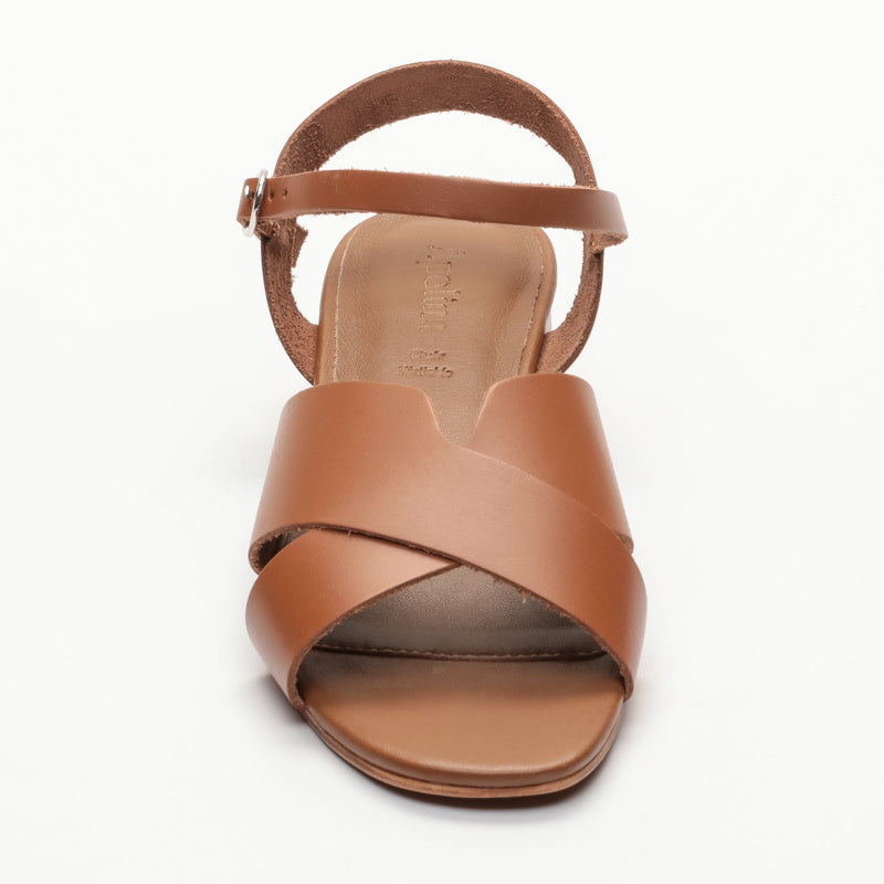 Apolina - Sandales A Talon Romy - Marron
