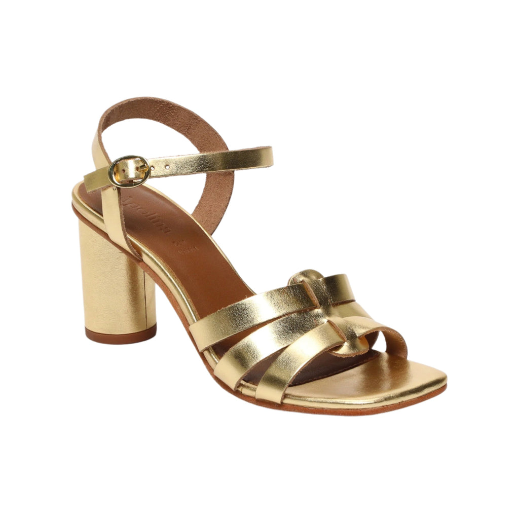 Apolina - Malia Heeled Sandals - Gold