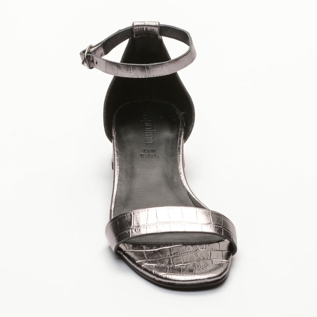 Apolina - Anabel Heeled Sandals - Gray