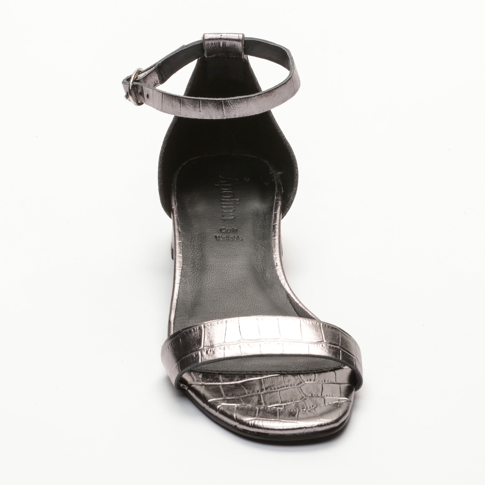 Apolina - Anabel Heeled Sandals - Gray