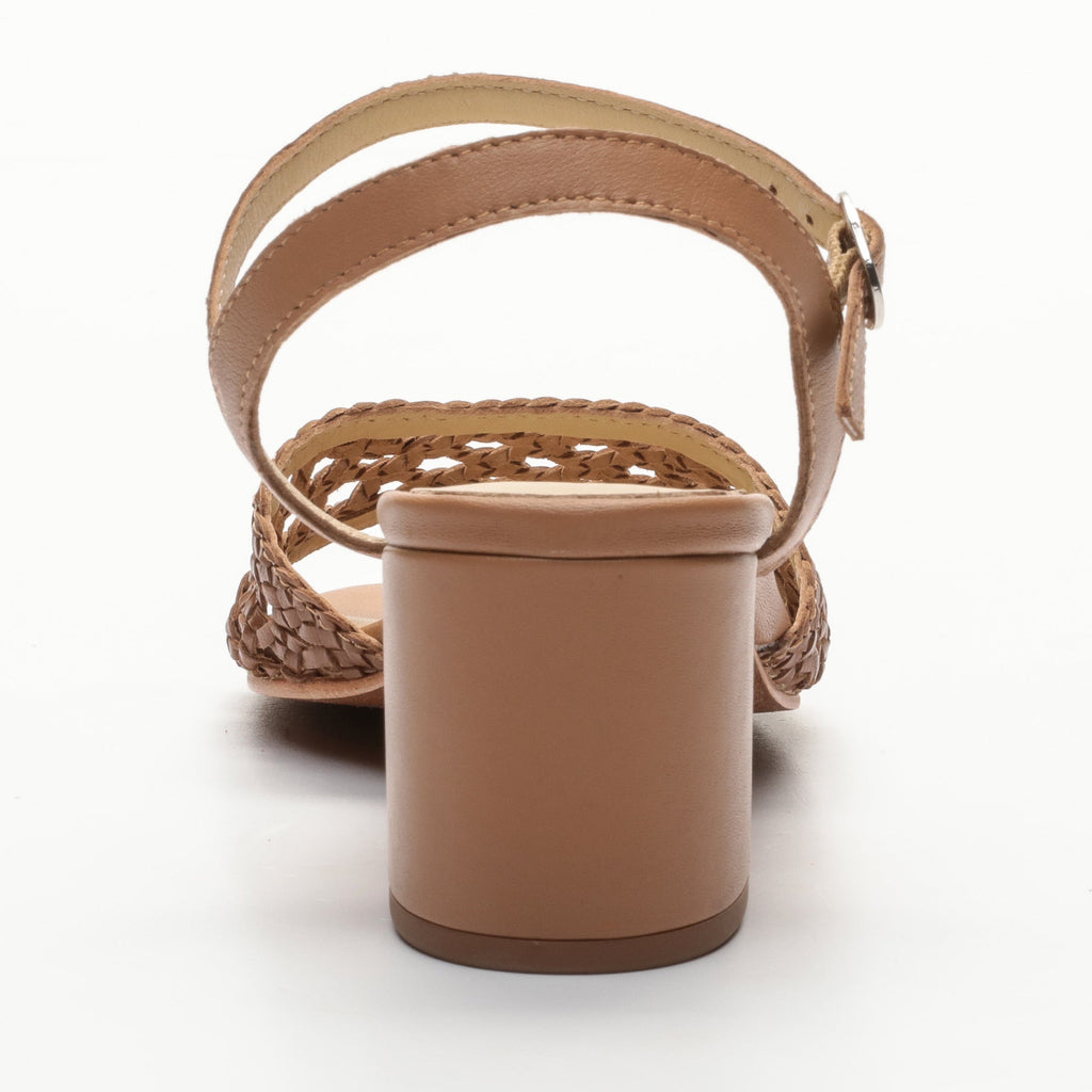 Apolina - Sandales A Talon Romane - Marron