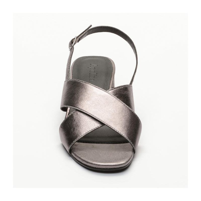 Lorel Heeled Sandals - Gray