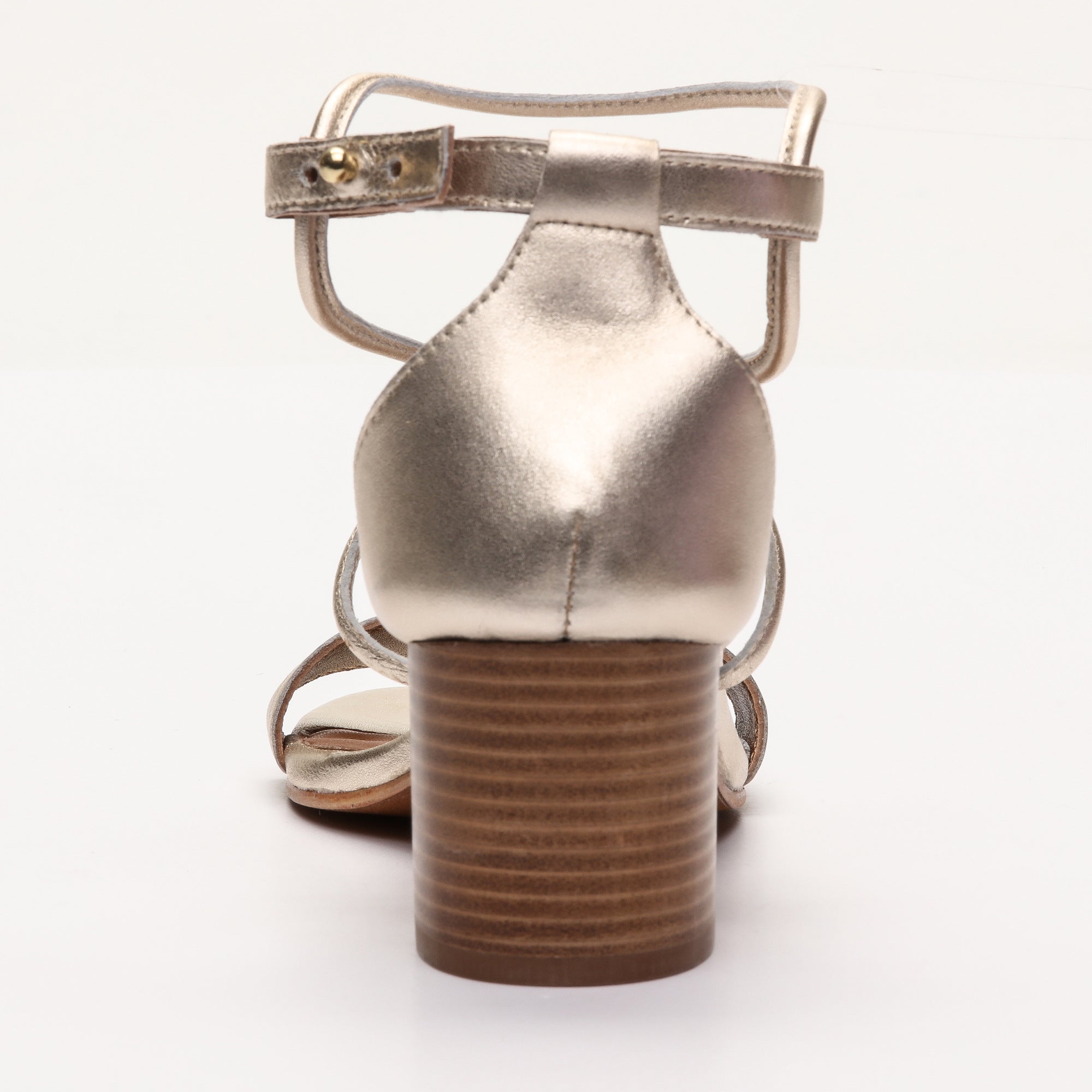 Apolina - Poppa Heeled Sandals - Gold
