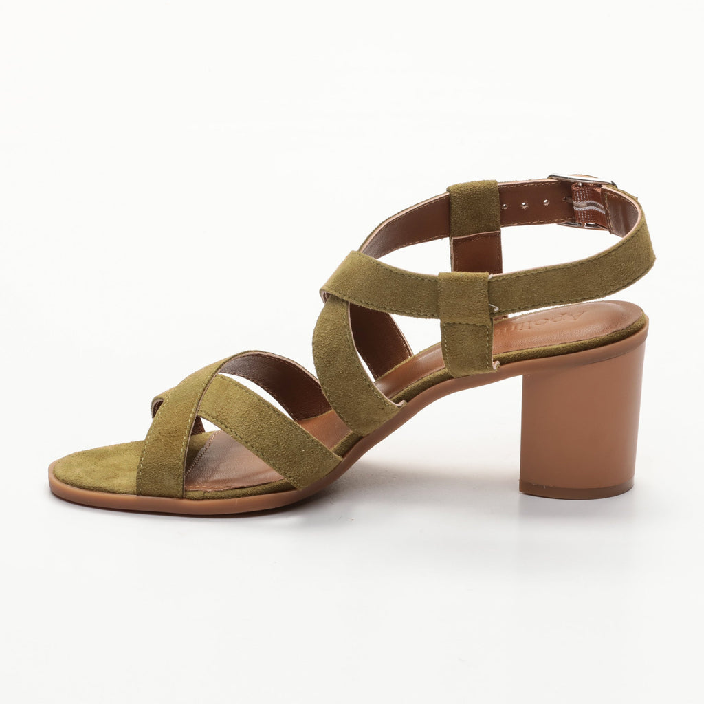 Apolina - Pavi Heeled Sandals - Green
