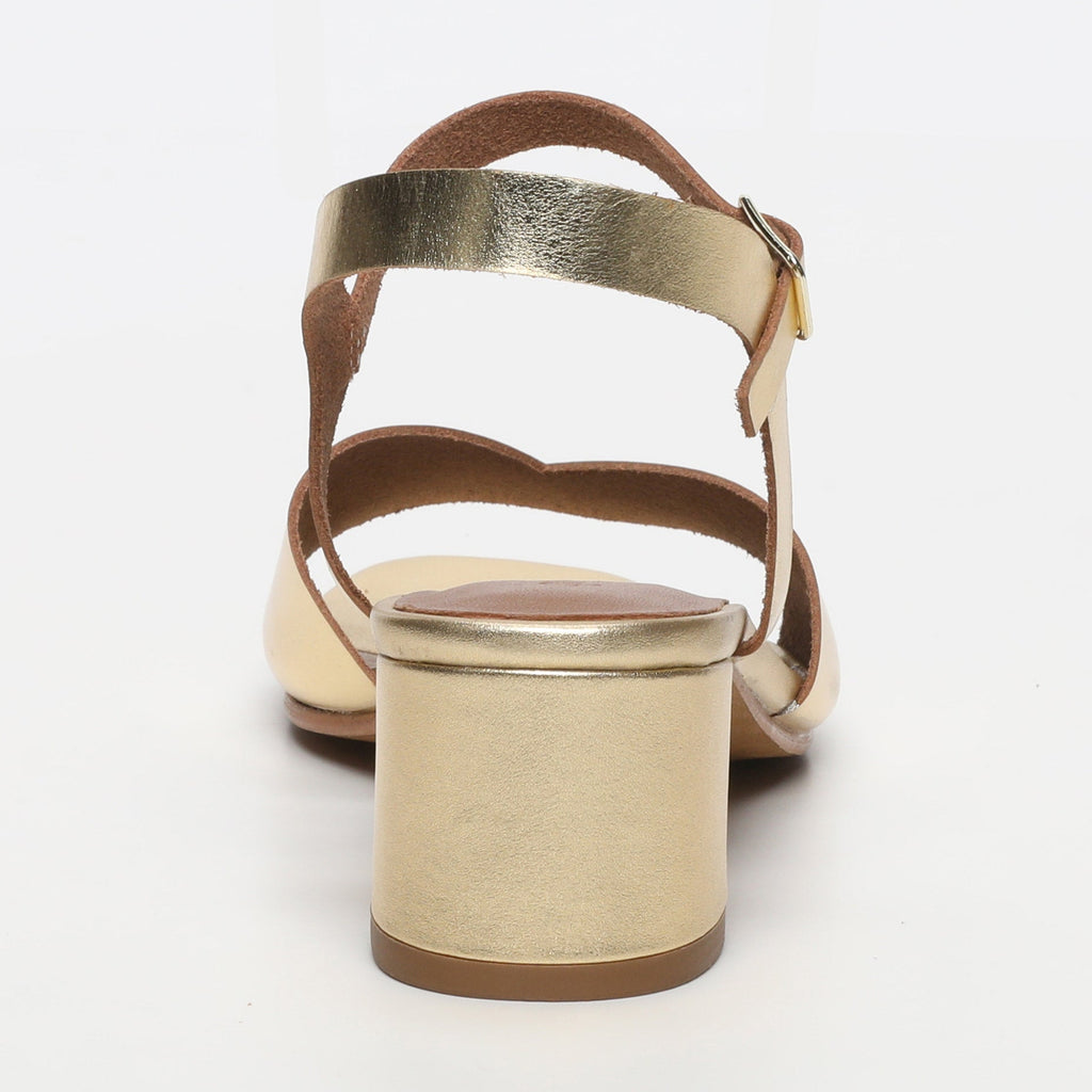 Apolina - Sasha Heeled Sandals - Gold