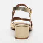 Apolina - Sasha Heeled Sandals - Gold