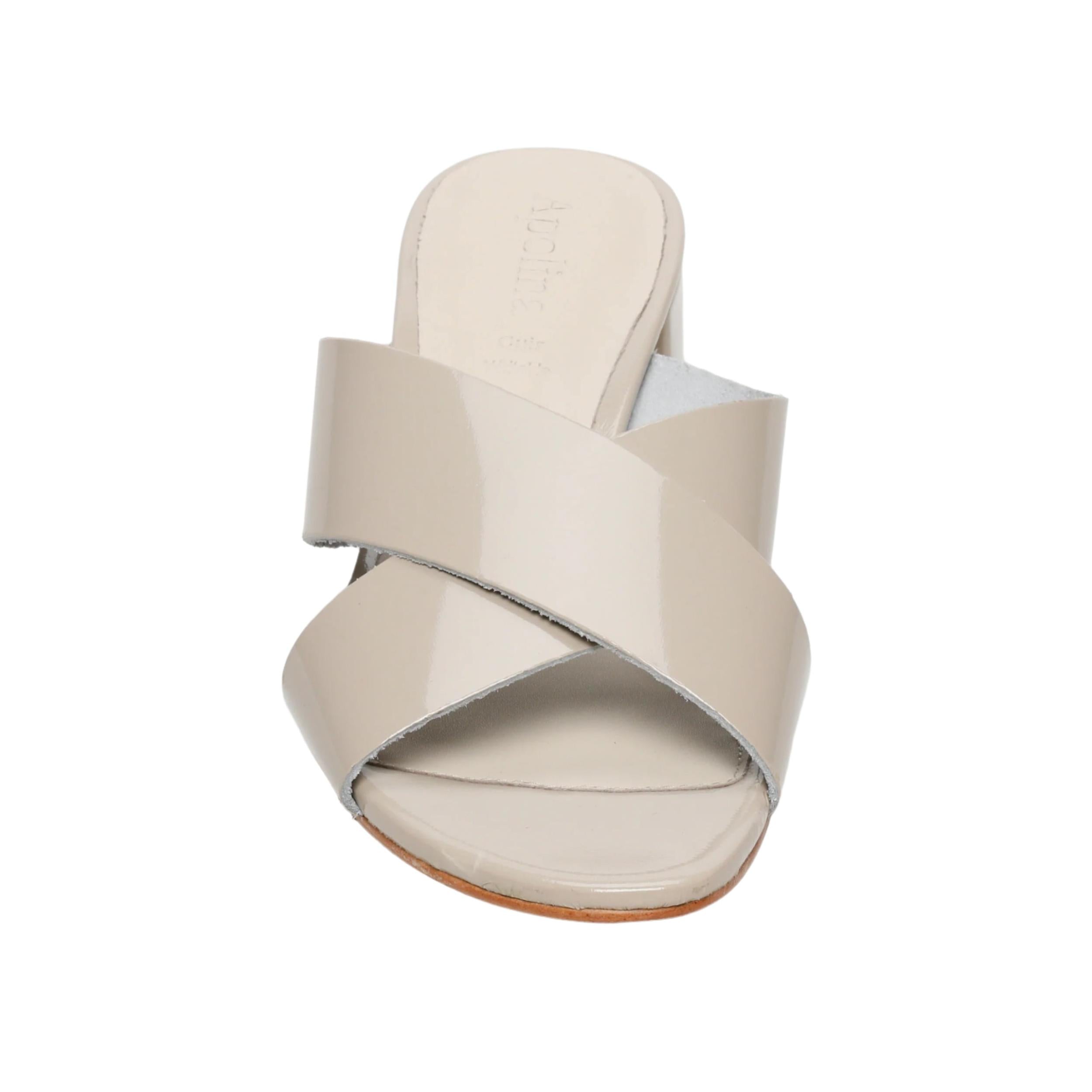 Apolina - Mules A Talon Baudi - Beige