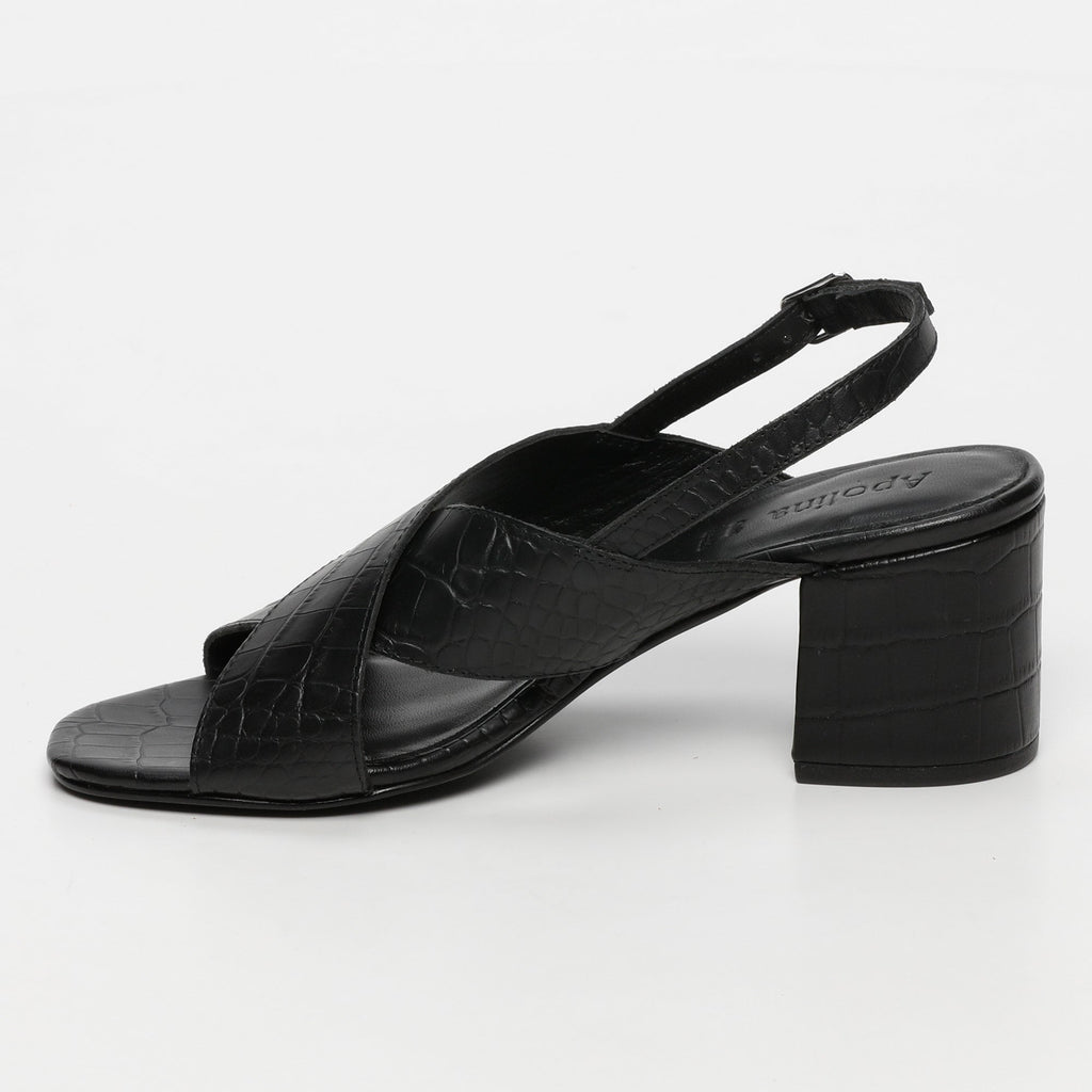 Apolina - Mysery Heeled Sandals - Patterned