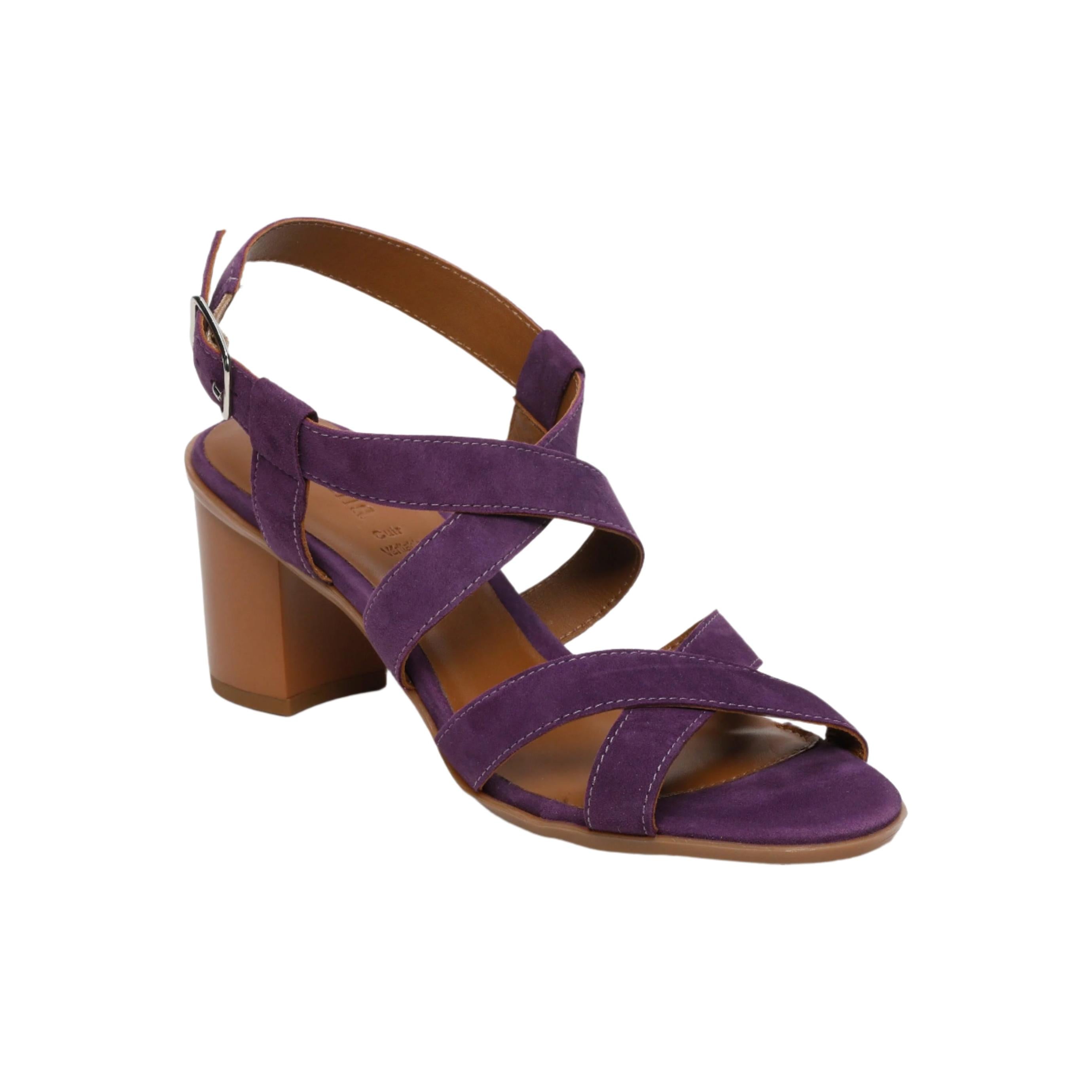 Apolina - Sandales A Talon Pavi - Violet