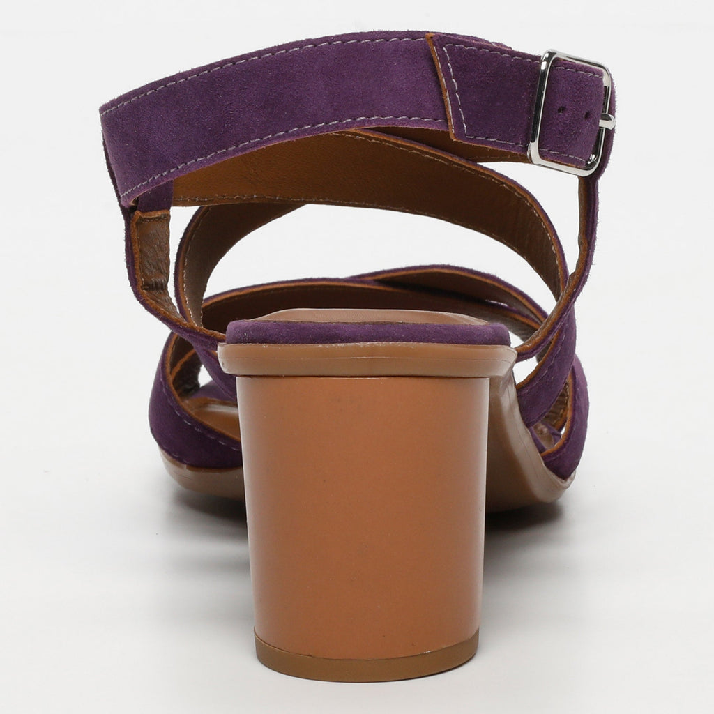 Apolina - Sandales A Talon Pavi - Violet