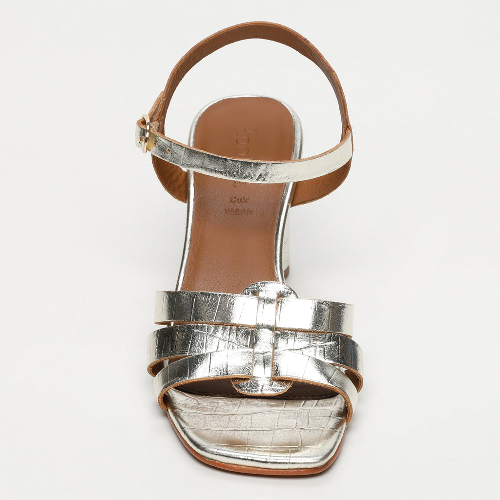 Apolina - Malia Heeled Sandals - Gold
