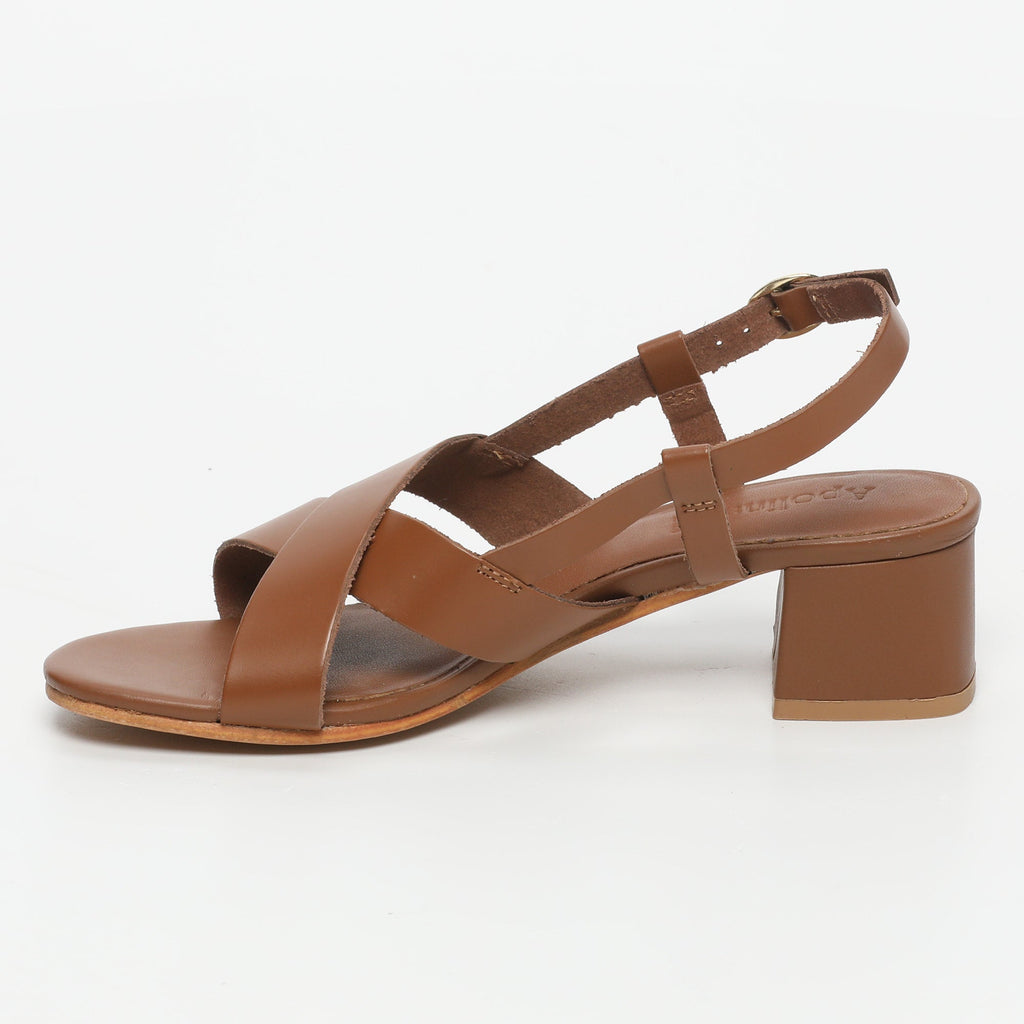 Apolina - Sandalias de Tacón Eze - Marrón