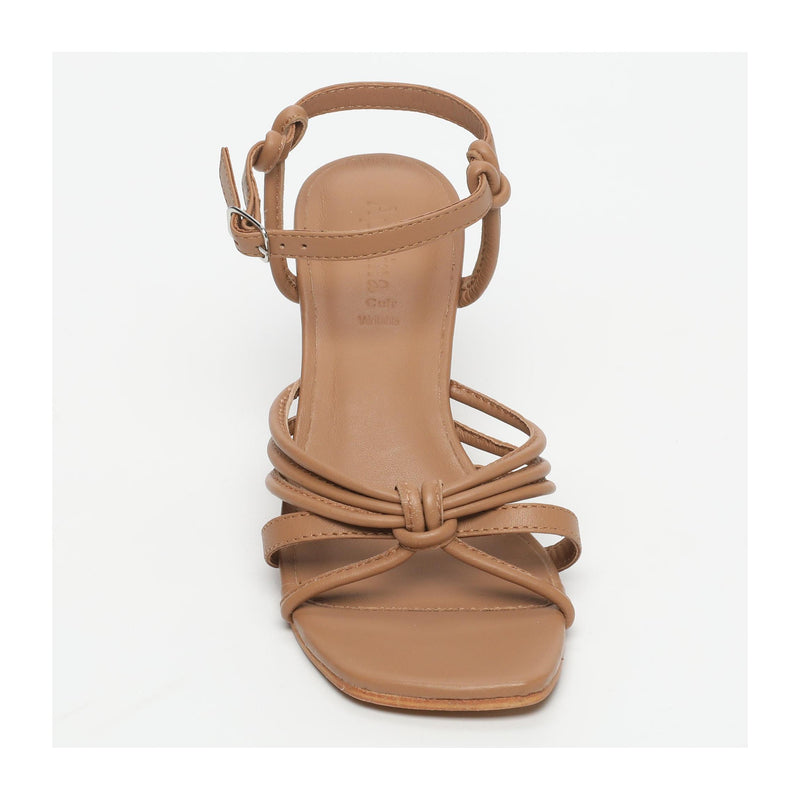 Eulalie High Heel Sandals - Brown