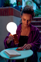 Fermob - Magnetic Base for Lighting - Aplô - Red Ocher