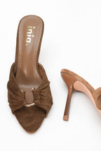 Mules Plissées April - Kaki