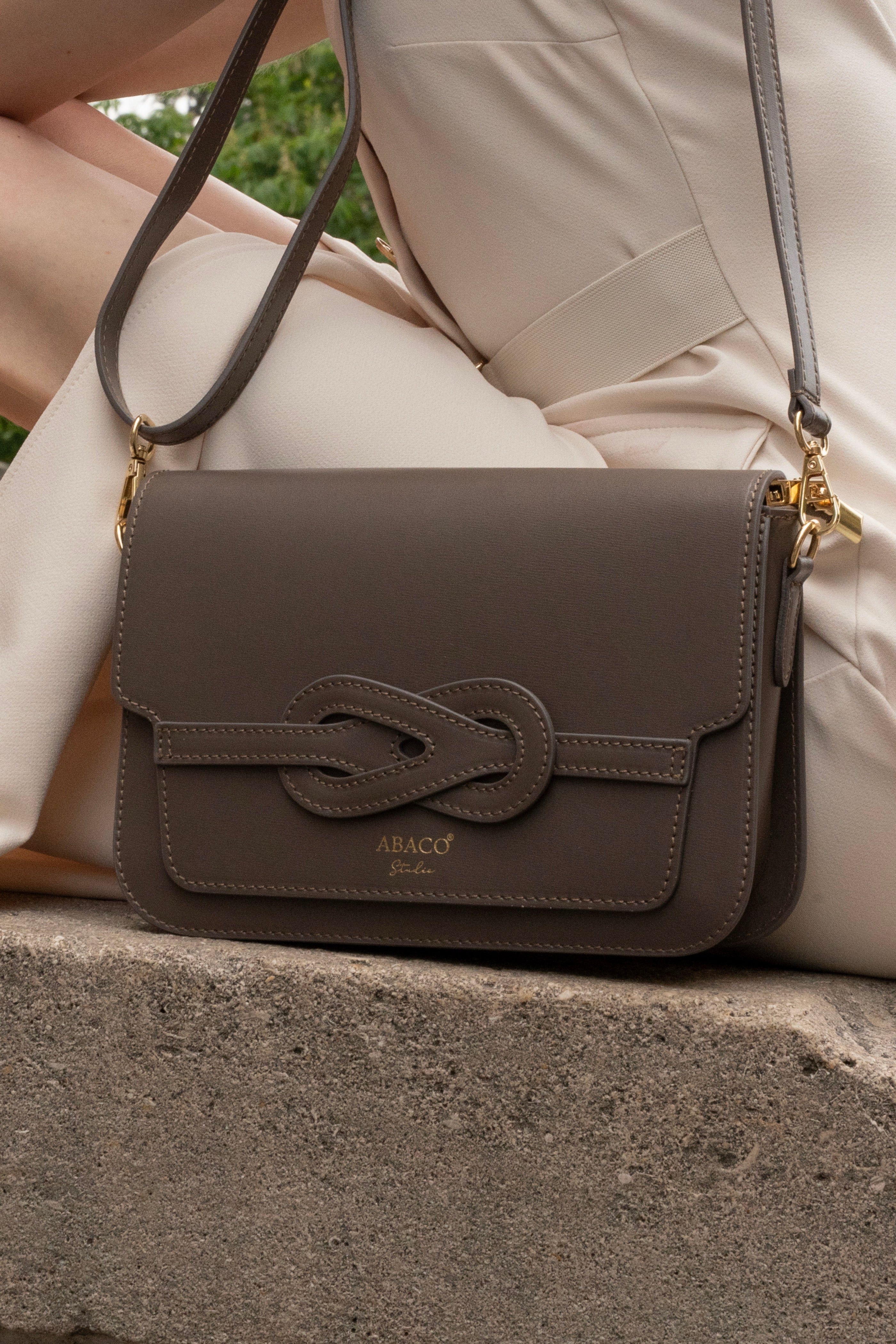 Bolso De Hombro Ámbar - Taupe
