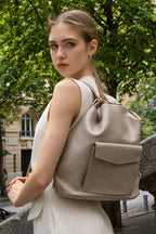 Skuldertaske - Effia - Lys Taupe