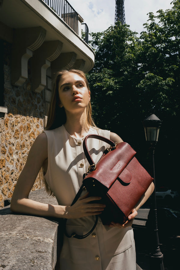 Nix Handbag - Burgundy