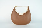 Bolso bandolera Siana - Blanco roto/Camel