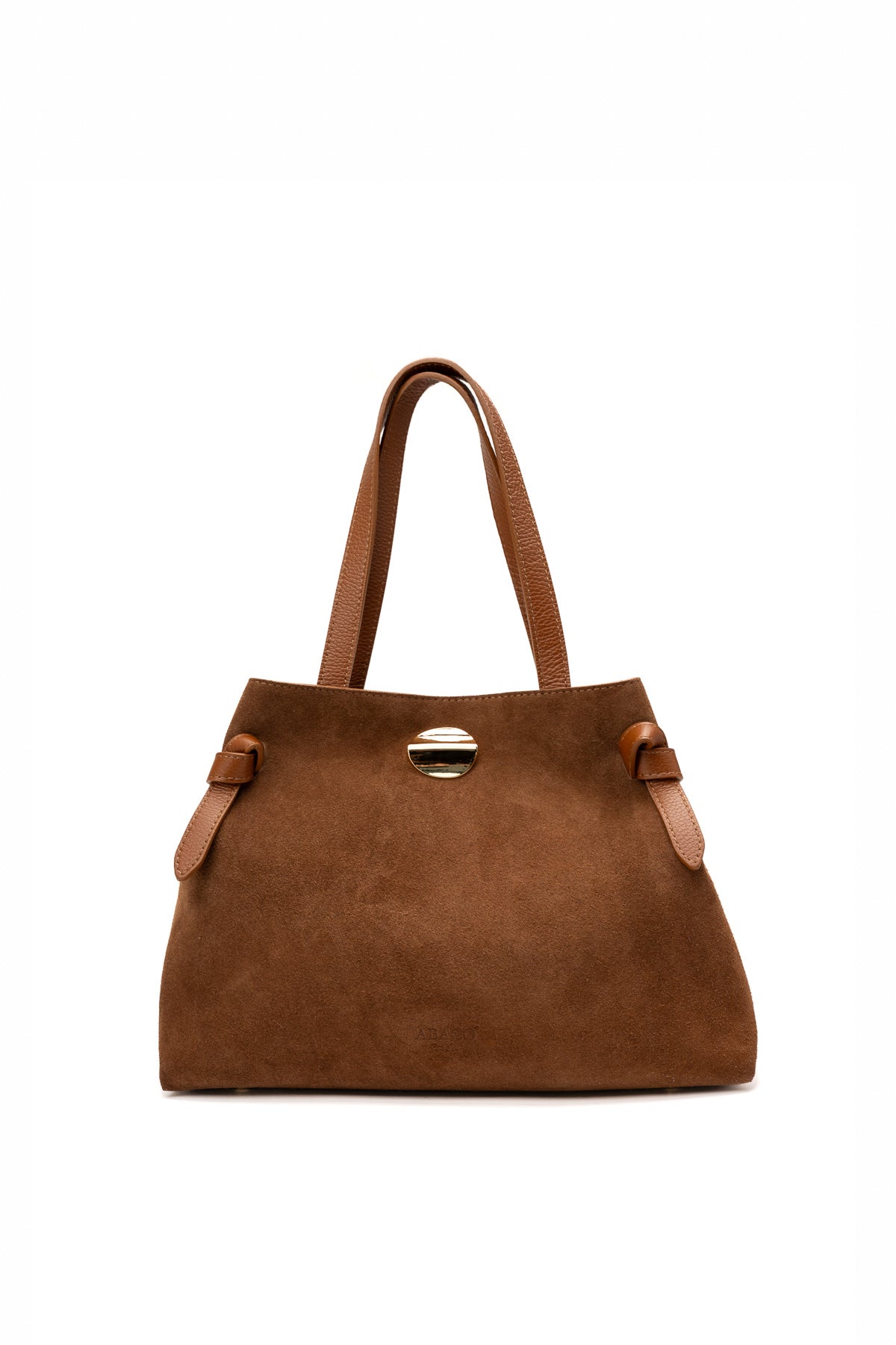 Vera Suede Crossbody Bag - Camel